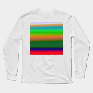 red blue green texture art Long Sleeve T-Shirt